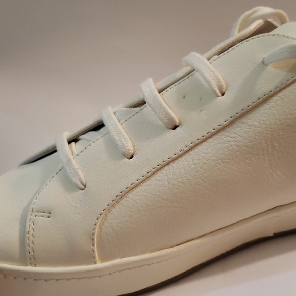 Joie Leather Embroidered Sneakers Size 9 - Picture 8 of 8